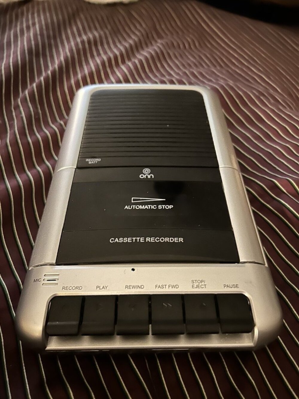 Onn Cassette Tape Player/ Recorder
